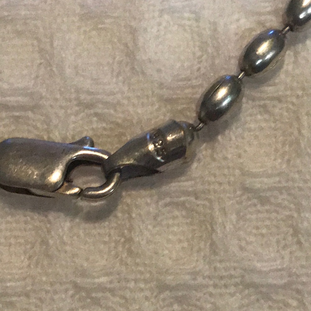 Vintage Sterling Necklace - Picture 4 of 8